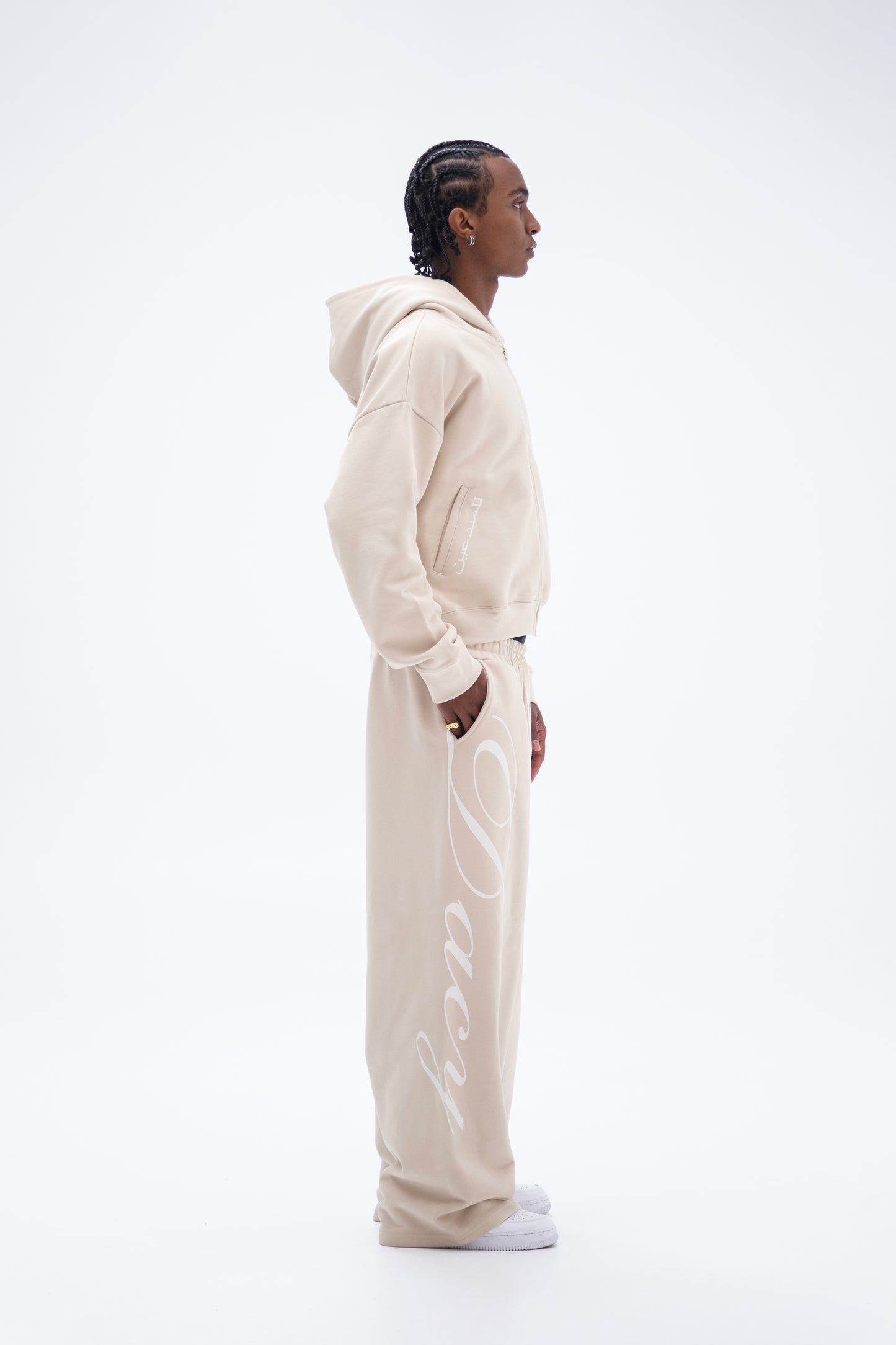 Cream Track Jacket